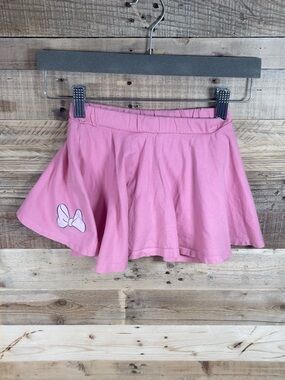Disney Jr Minnie Mouse Bow Girls (4T) Pink Shorts Underneath Flare Tennis Skirt